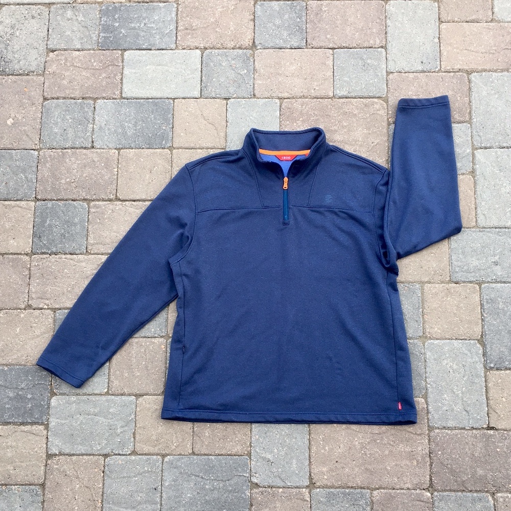 IZOD QUARTER ZIP PULLOVER